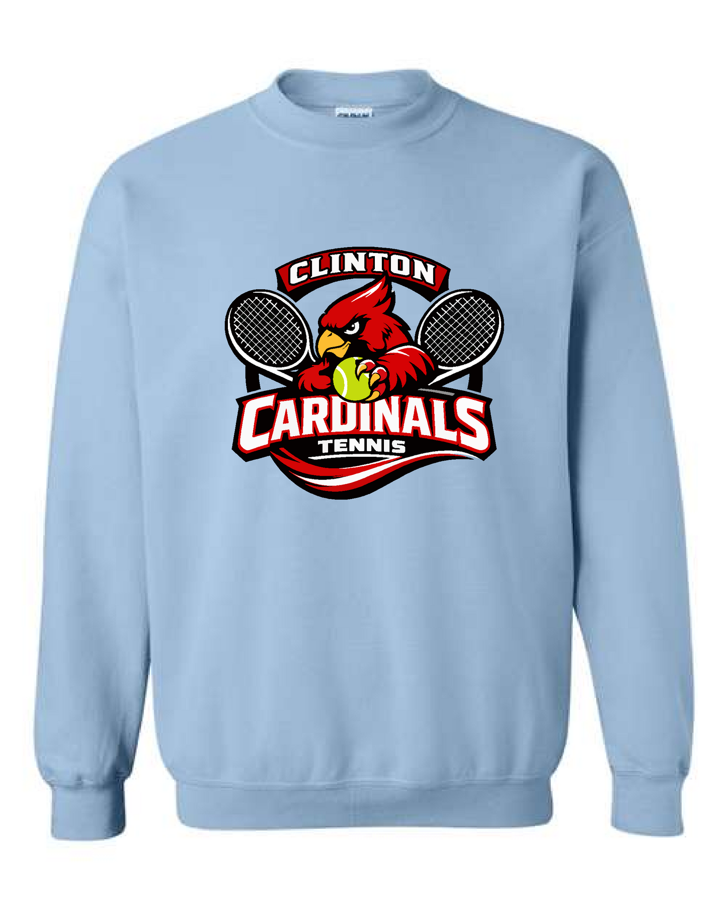 Clinton Tennis- Gildan Crewneck Sweatshirt