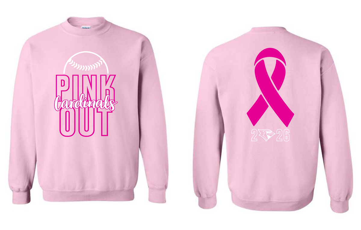 CHS SB Pink Out 26- Gildan Crewneck Sweatshirt