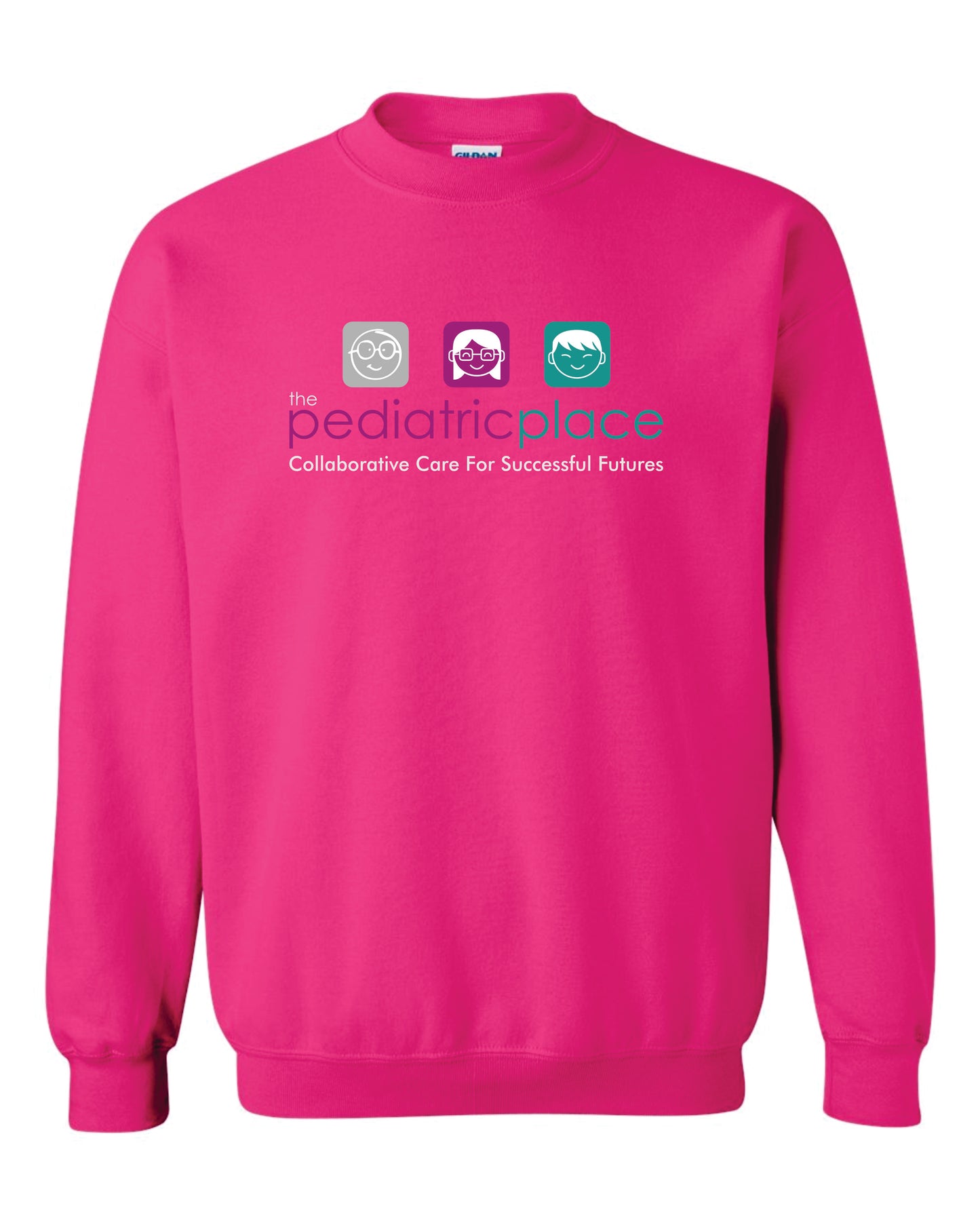 Pediatric Place Embroidered crewneck sweatshirt - Full Color design - no back print