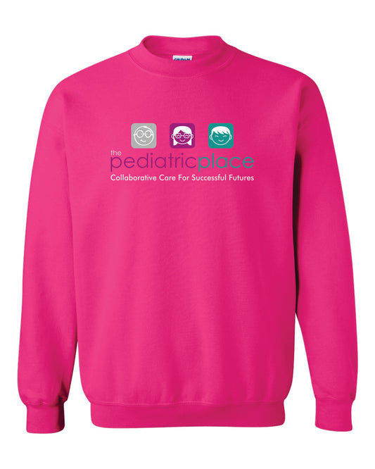 Pediatric Place Embroidered crewneck sweatshirt - Full Color design - no back print