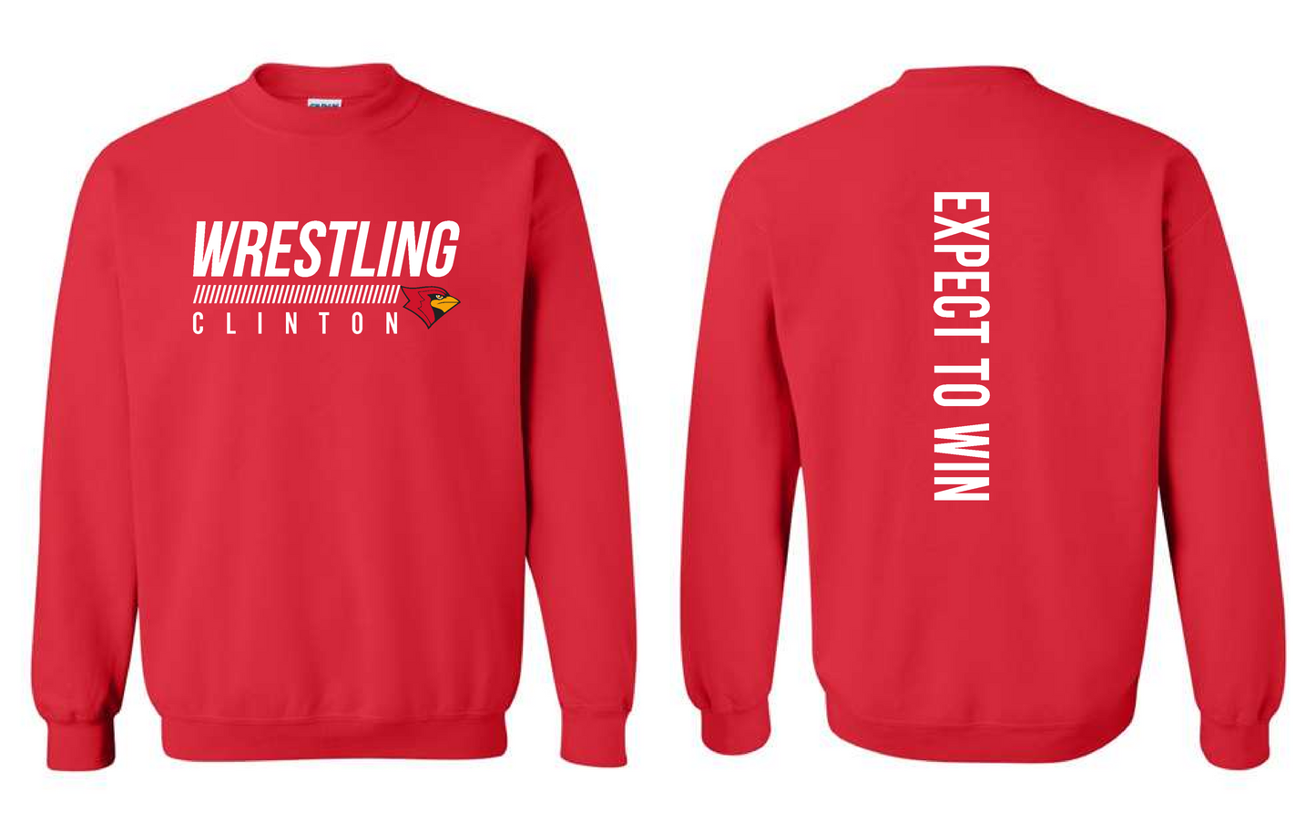 Clinton Wrestling 25- Gildan Sweatshirt