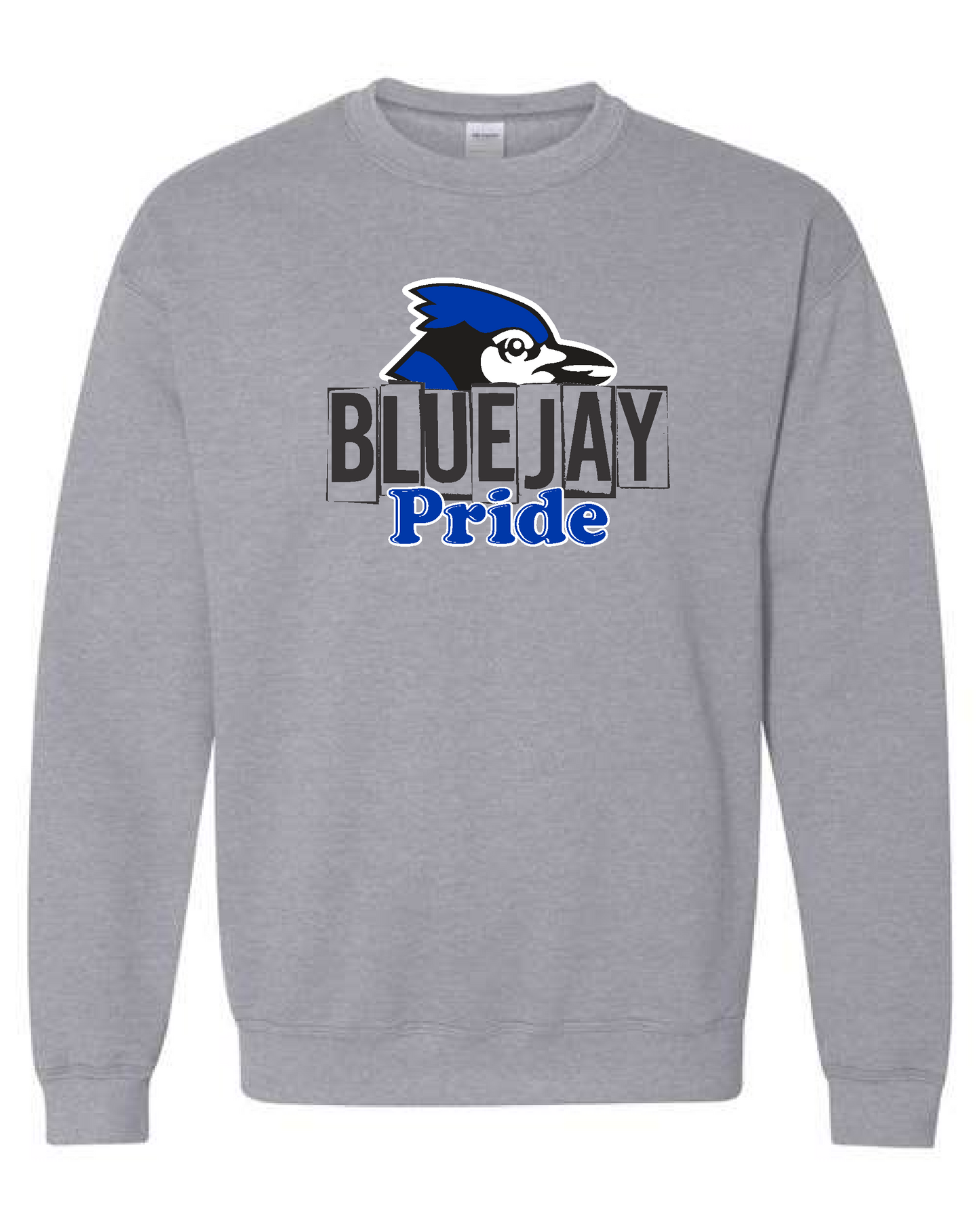 Montrose Basketball- Grey Gildan Crewneck