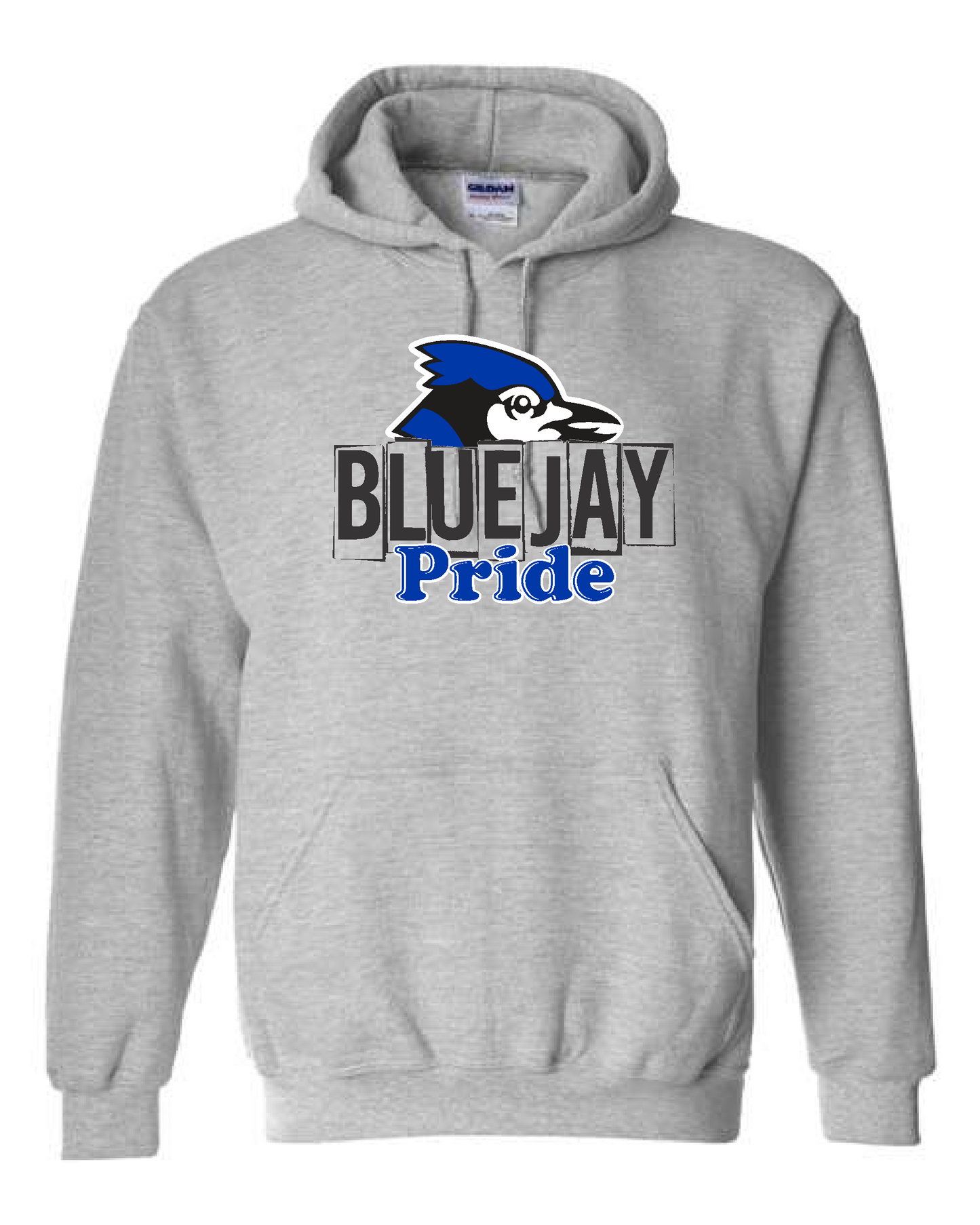 Montrose Basketball- Grey Gildan Hoodie