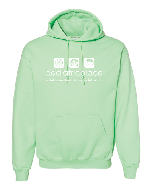 Pediatric Place Printed Hoodie - White Ink only - no back print