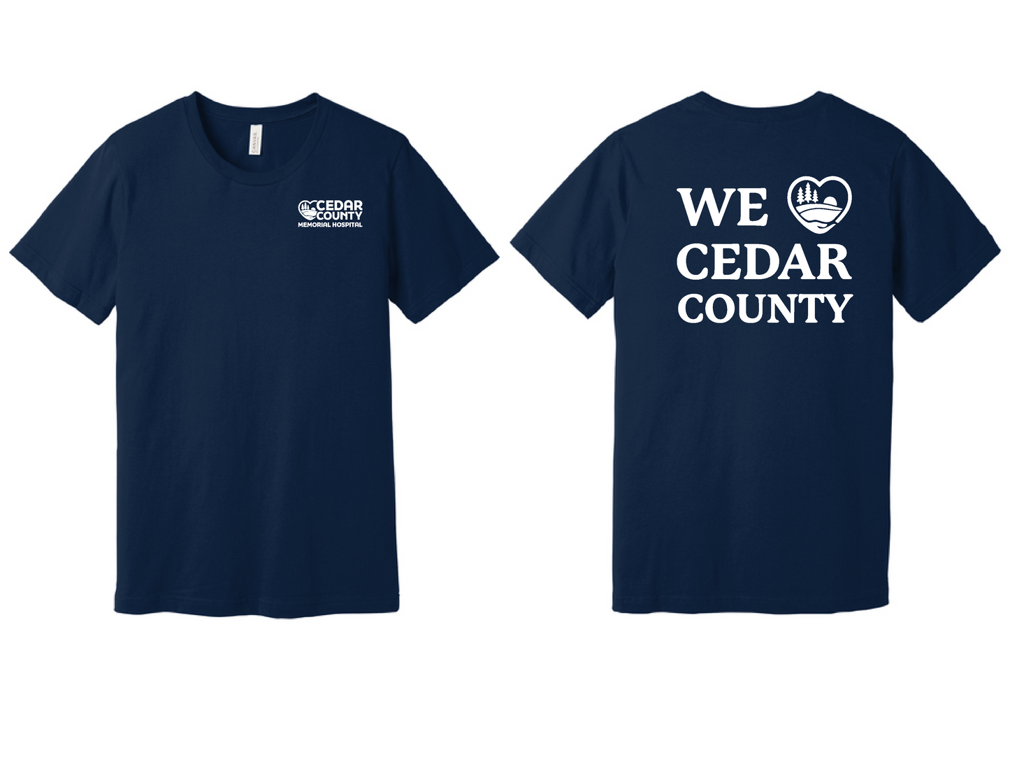 CCMH- BELLA+CANVAS® Unisex Jersey Short Sleeve Tee Screen Printed Logo (3001)