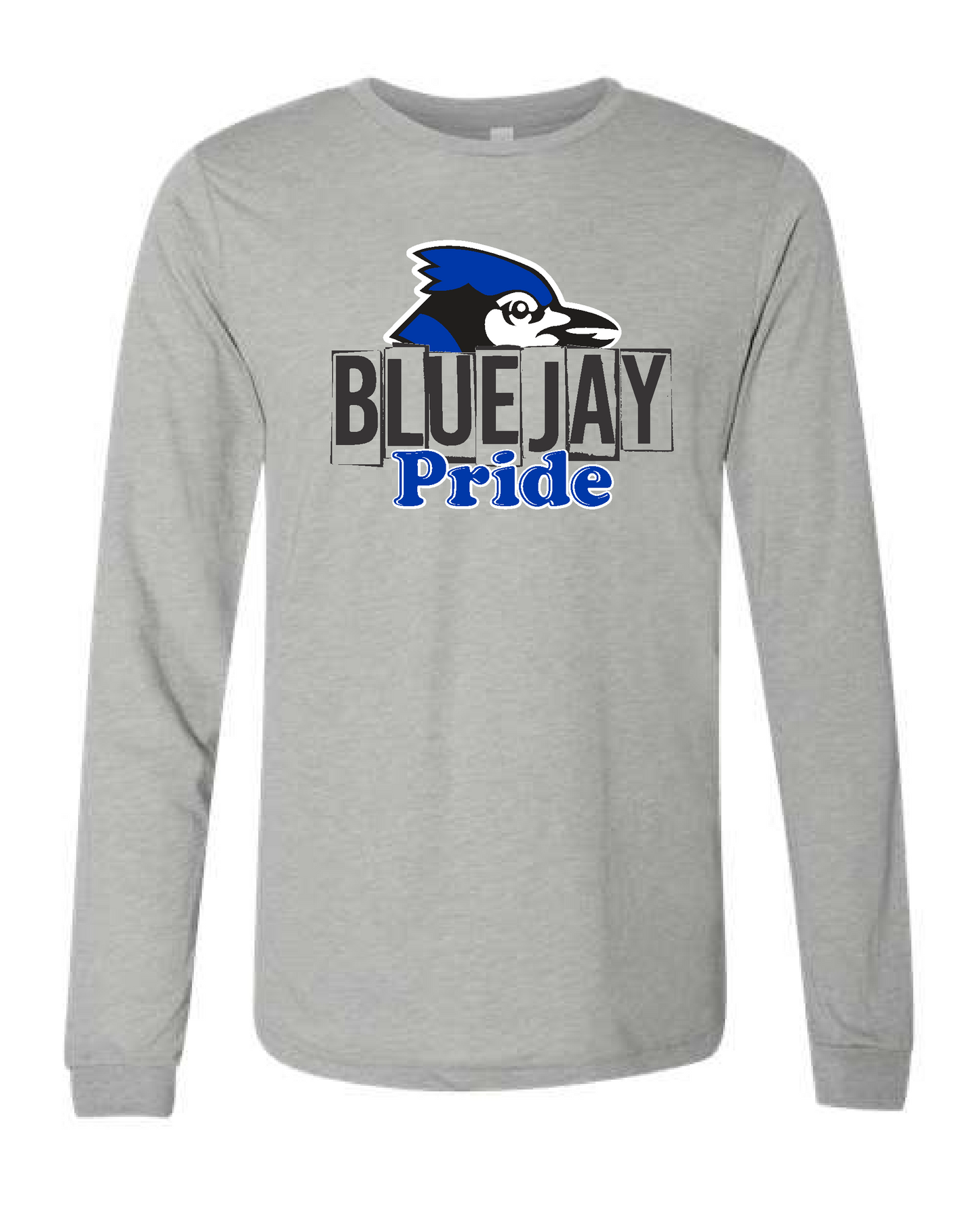 Montrose Basketball- Grey Gildan and Bella Long Sleeve