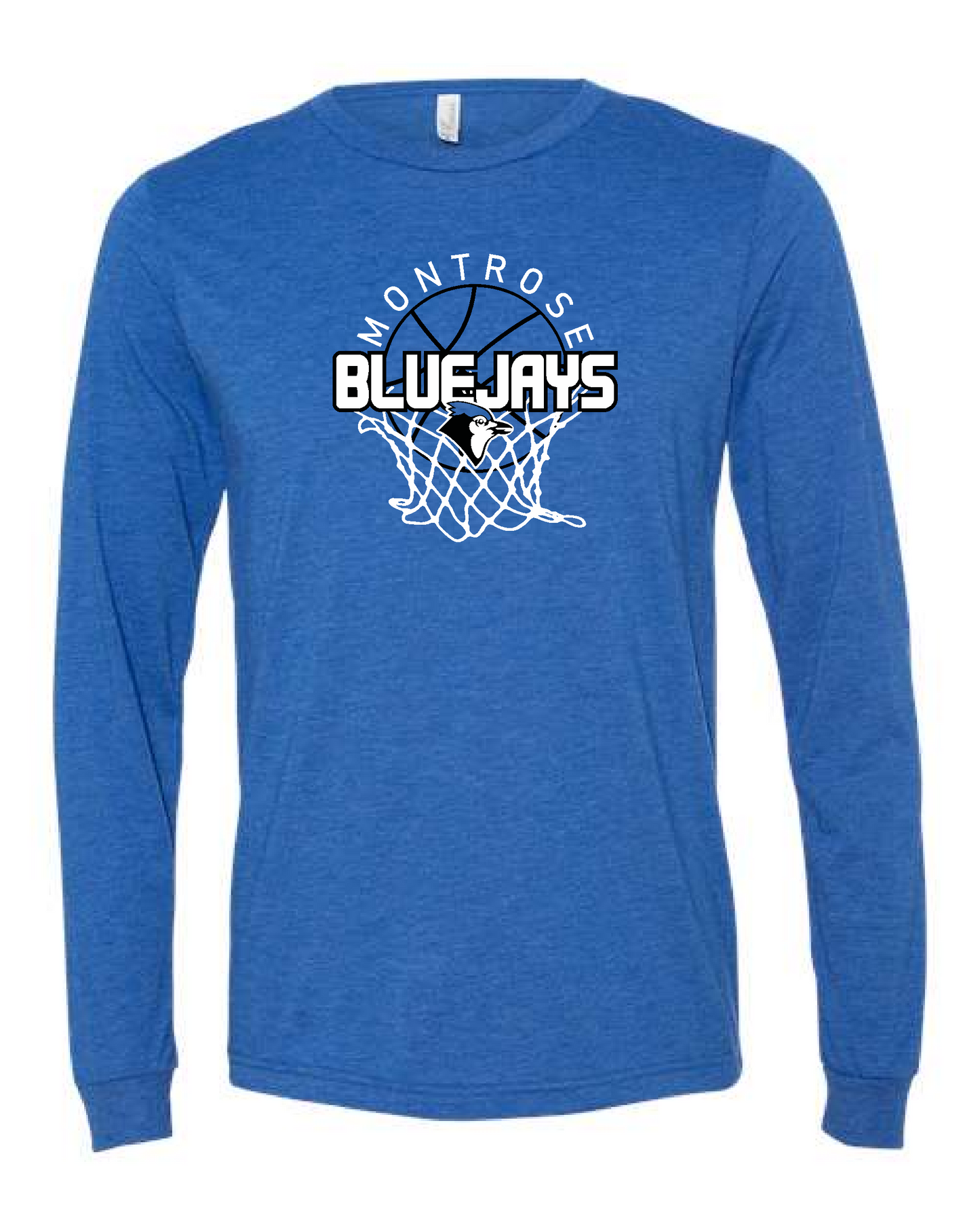 Montrose Basketball- Gildan and Bella Long Sleeve Tee