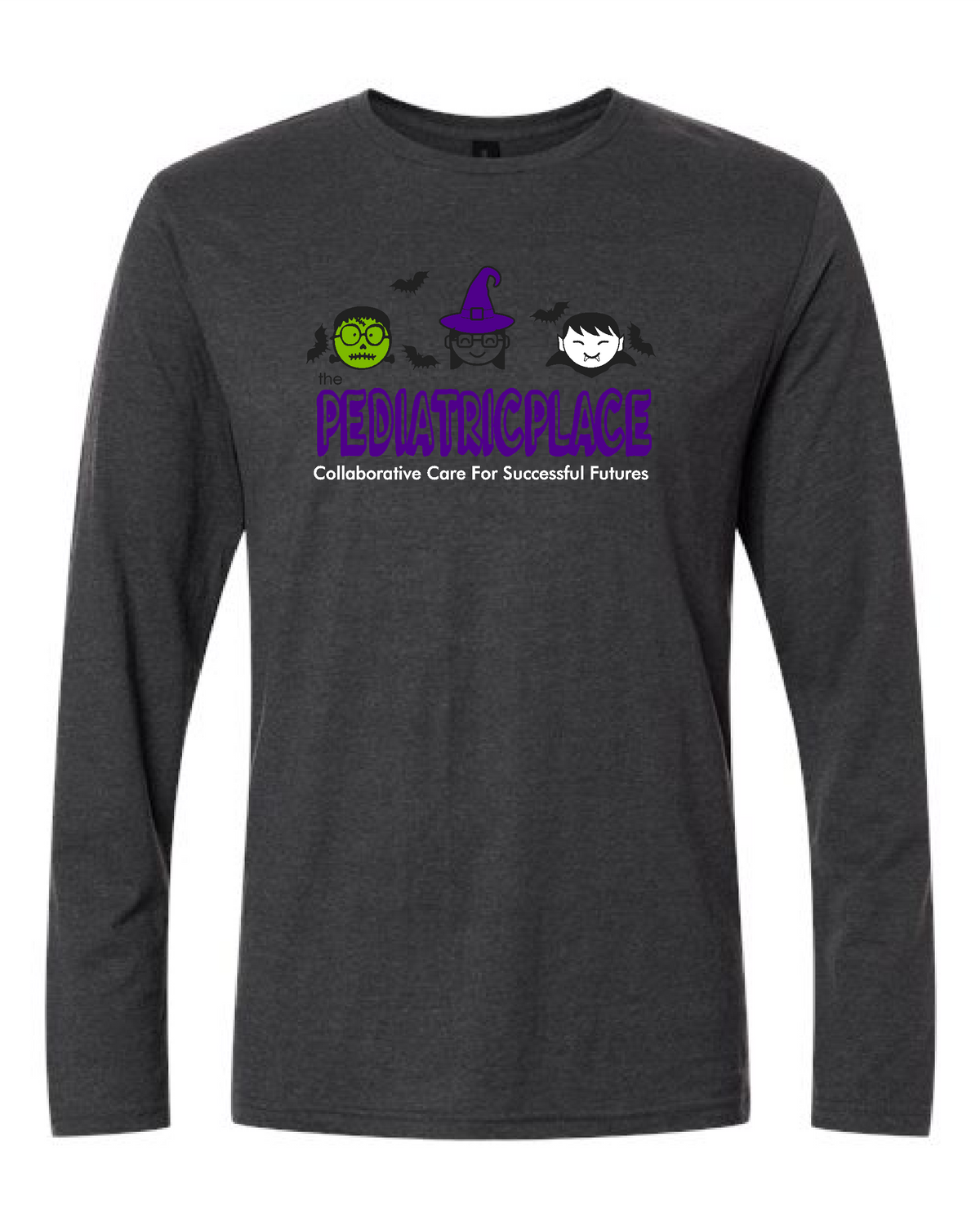 TPP- Halloween 2026- Gildan Softstyle Long Sleeve- Heather Dark Grey