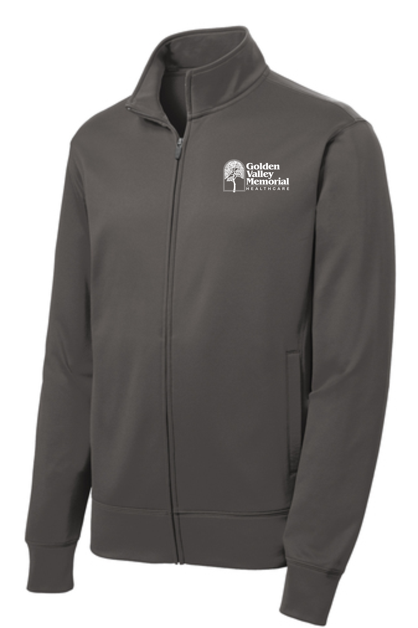 GVMH Long-Sleeve Men’s Full Zip Jackets - ST241 with Embroidered Logo