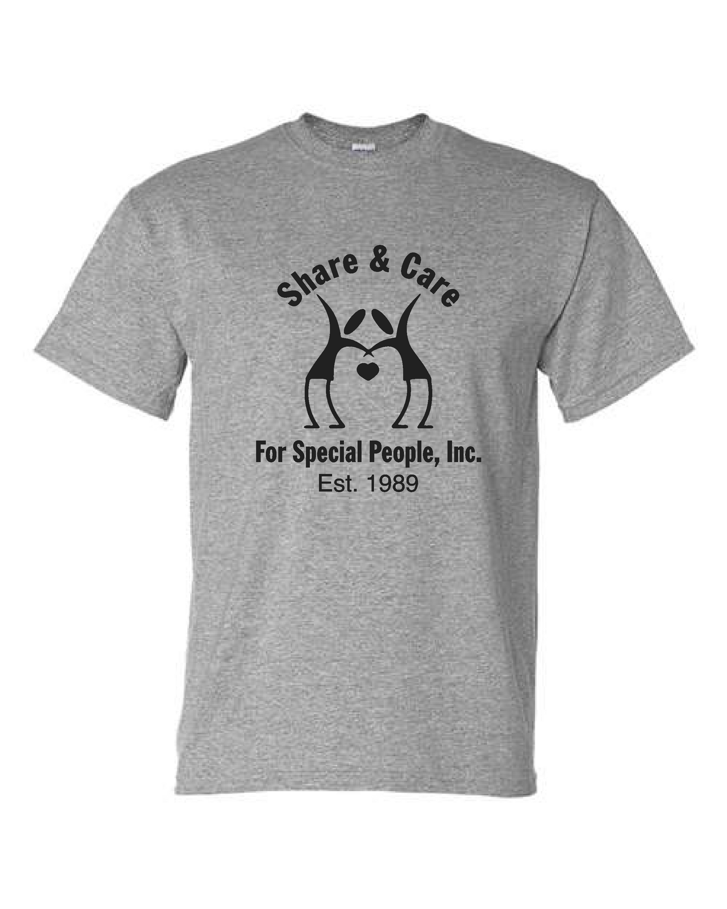 Share & Care- Gildan Unisex 50/50 Short Sleeve