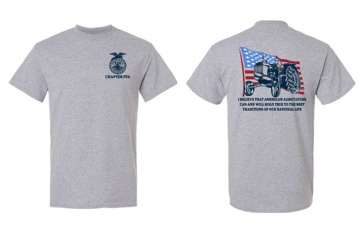 Clinton FFA 26- Gildan Short Sleeve 50/50 Tee