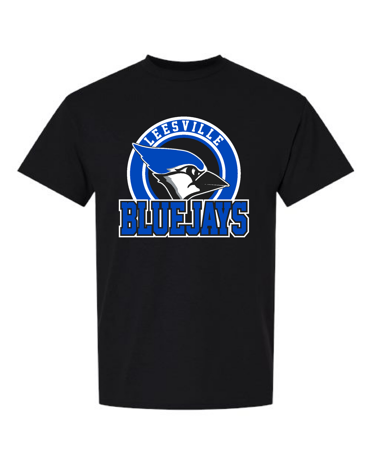 Leesville 26- Gildan Short Sleeve Tee (8000) Bluejays Circle
