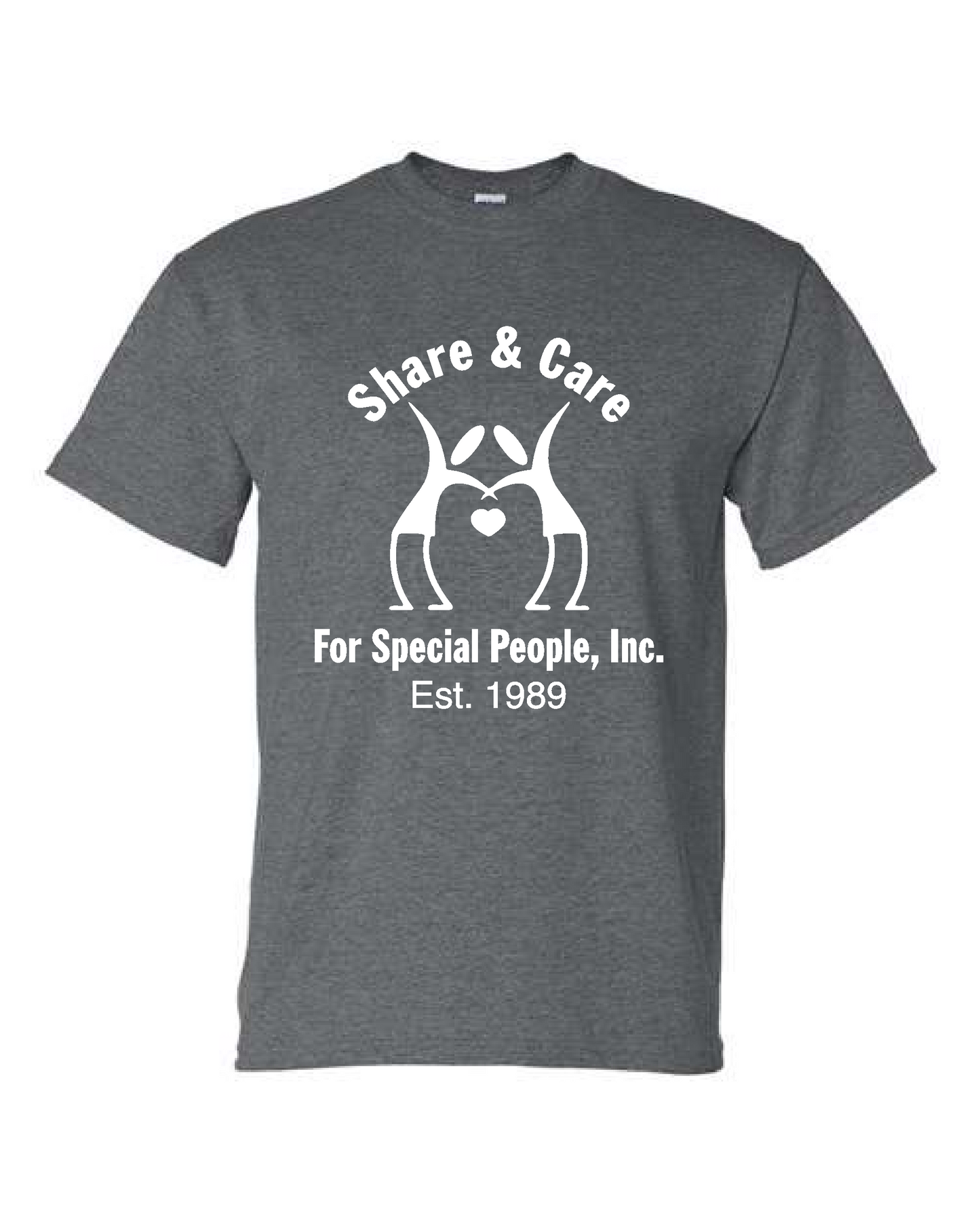 Share & Care- Gildan Unisex 50/50 Short Sleeve