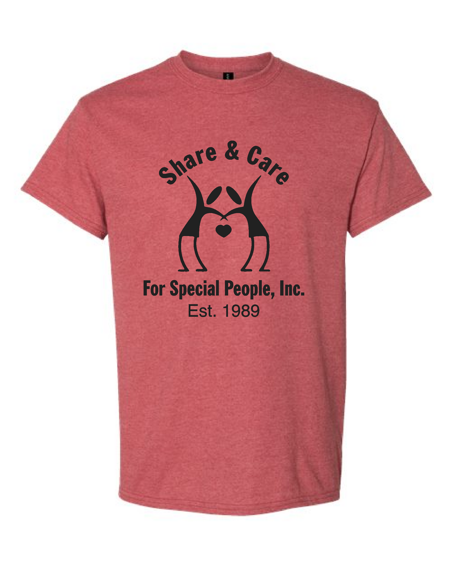 Share & Care- Gildan Unisex 50/50 Short Sleeve