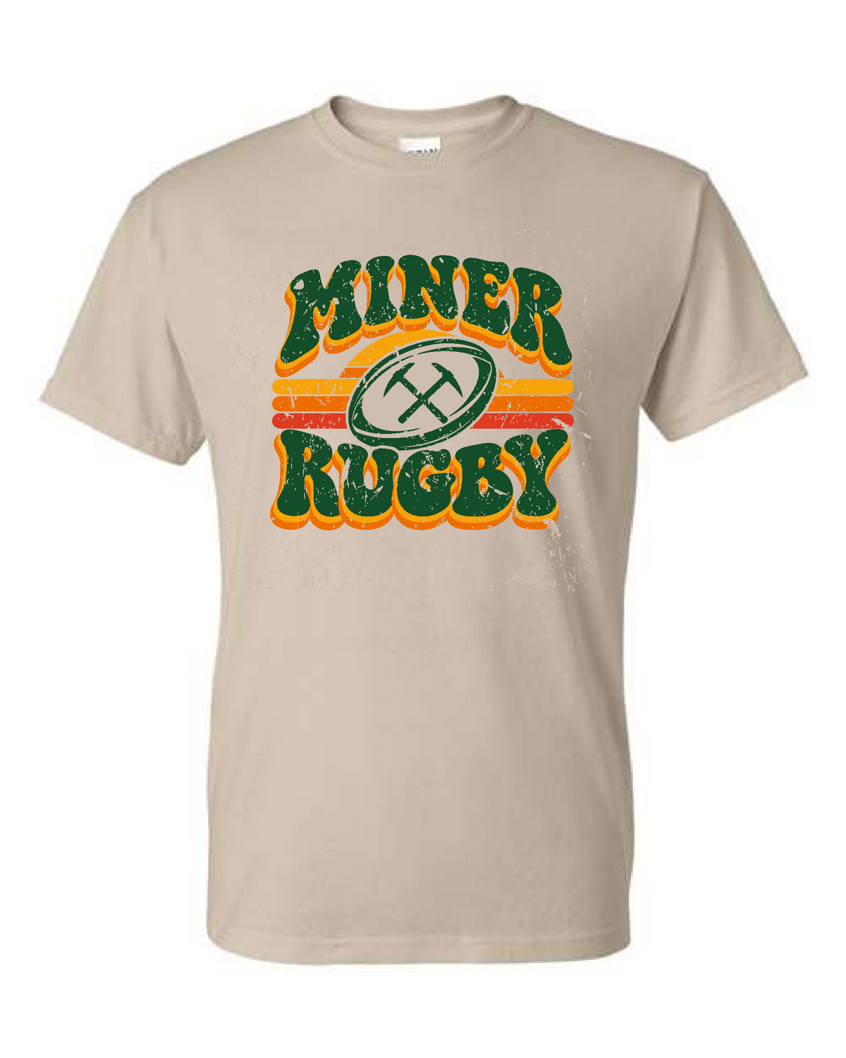 Miner Rugby- Gildan Short Sleeve Tee- Miner Rugby Bubble