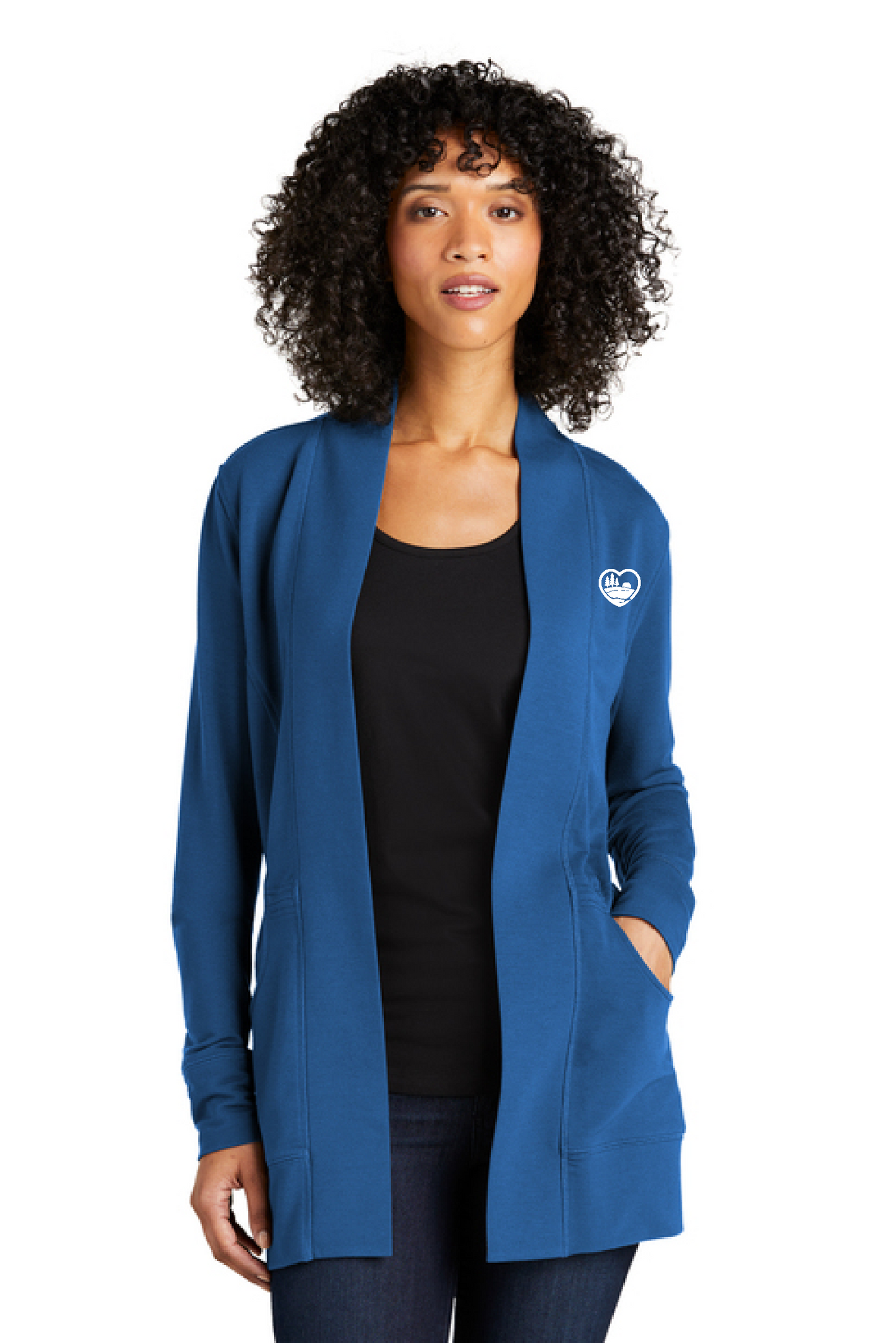 CCMH-Port Authority® Women's Microterry Cardigan (LK825)