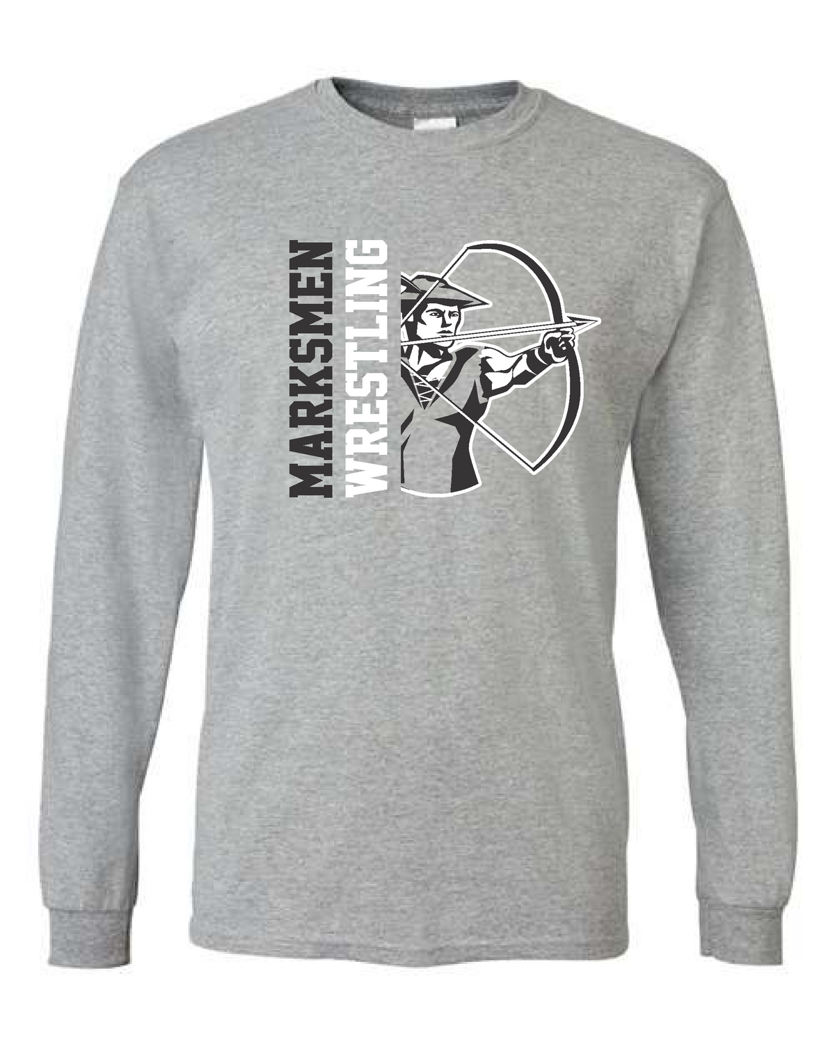 Sherwood Wrestling 26- Gildan Long Sleeve T-shirt (8400)