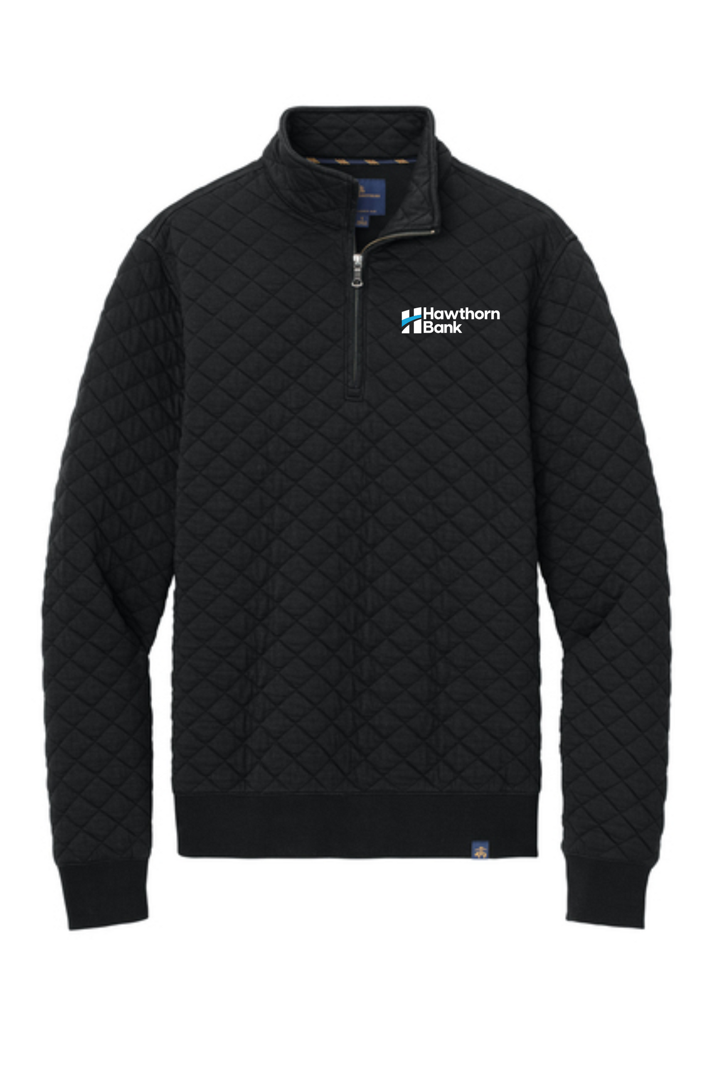 Hawthorn - Mens Brooks Brothers® Diamond Quilt 1/4-Zip - BB18212