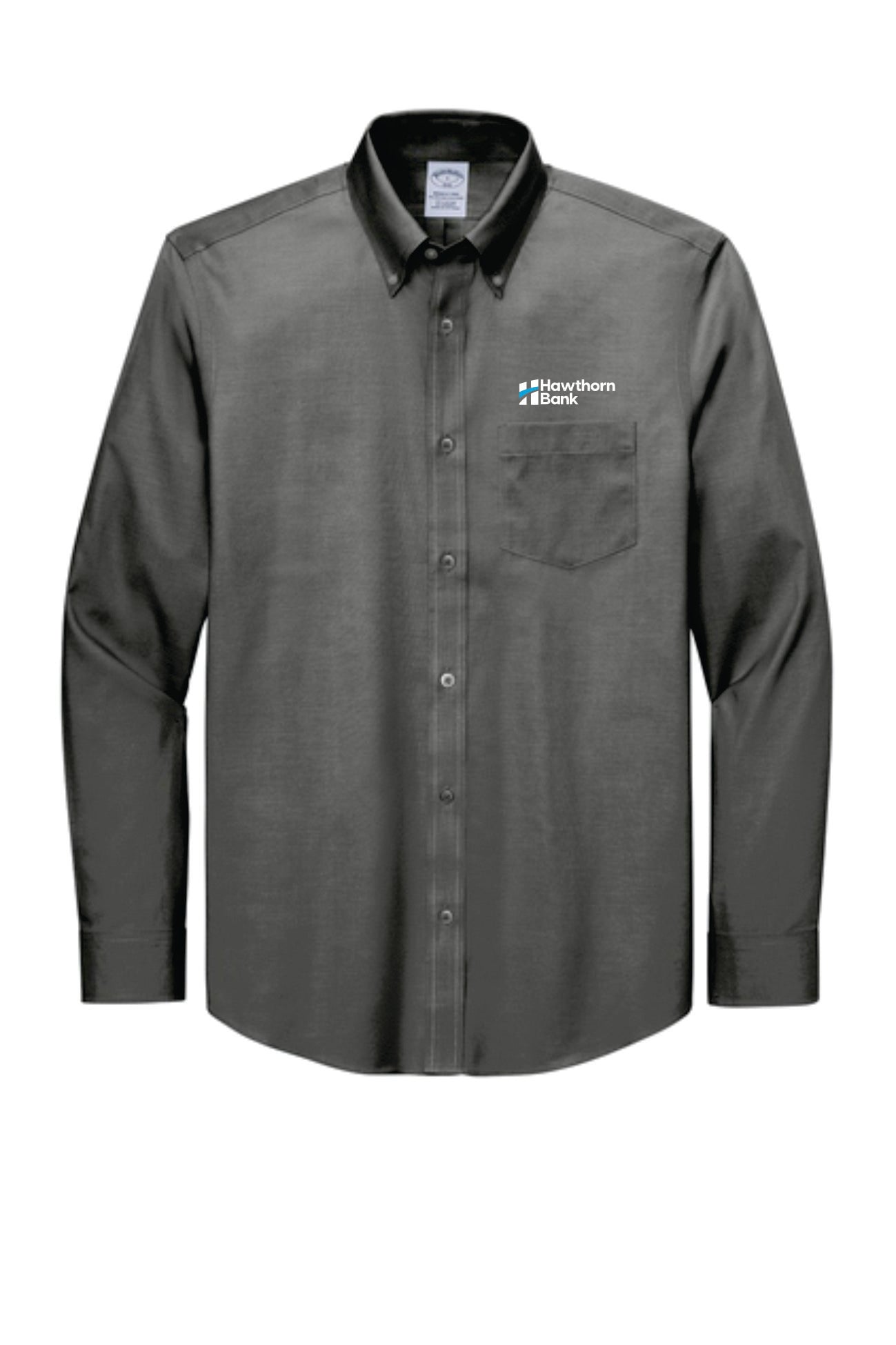 Hawthorn - Men’s Brooks Brothers Wrinkle-Free Stretch Pinpoint Shirt (BB18000)