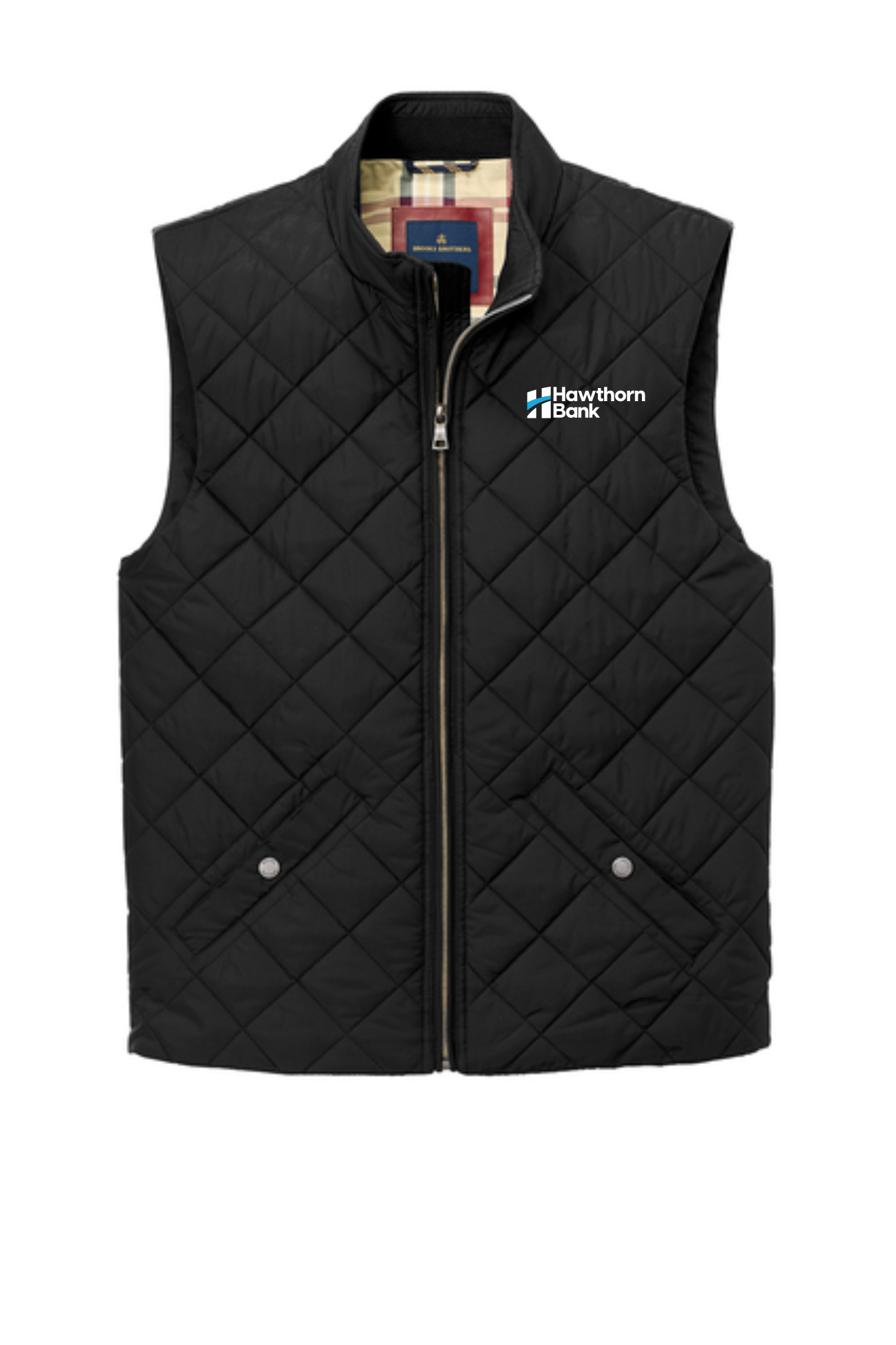 Hawthorn Bank - Mens Brooks Brothers® Quilted Vest - BB18602