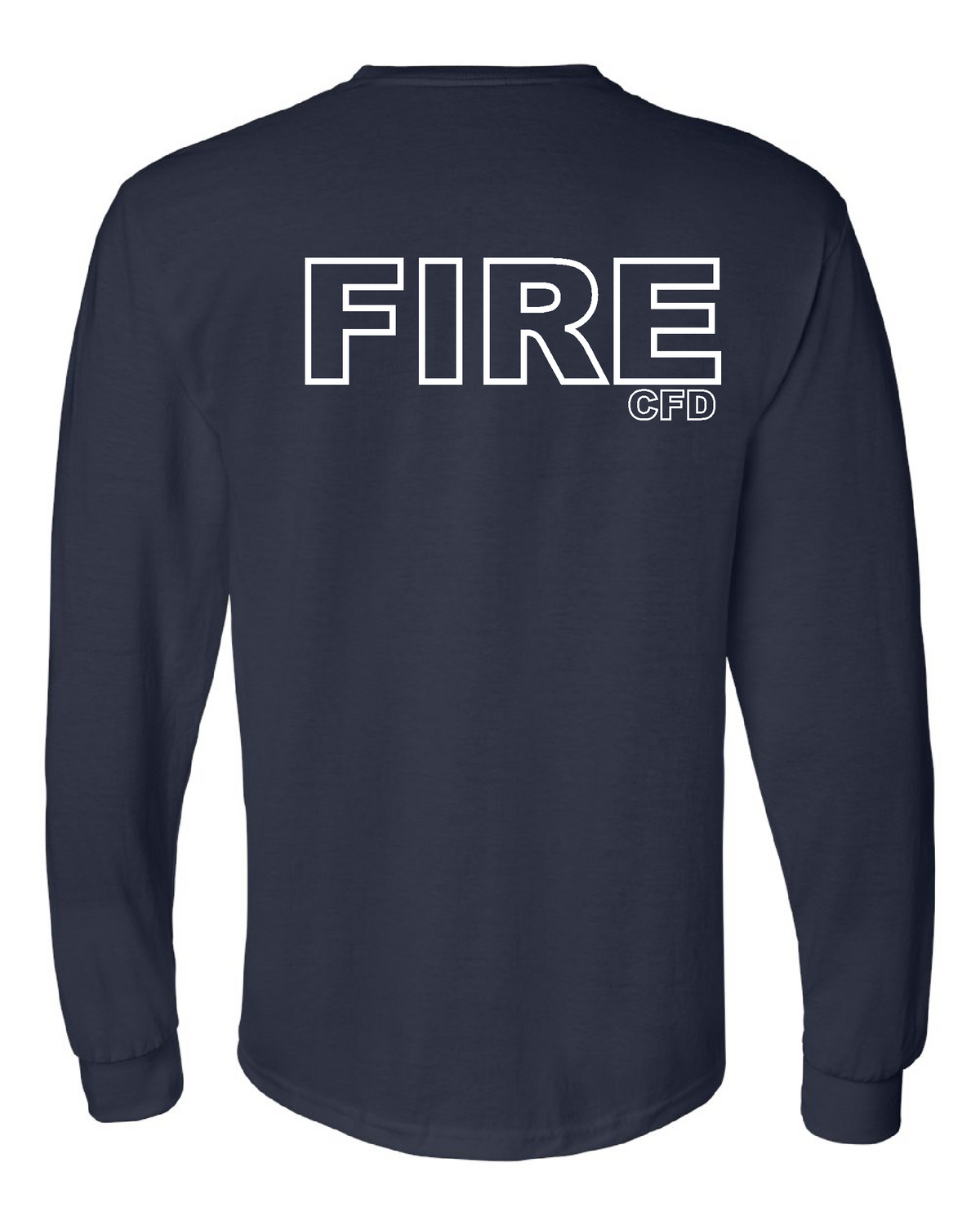 CFD - Gildan 8400 Long Sleeve Navy tee