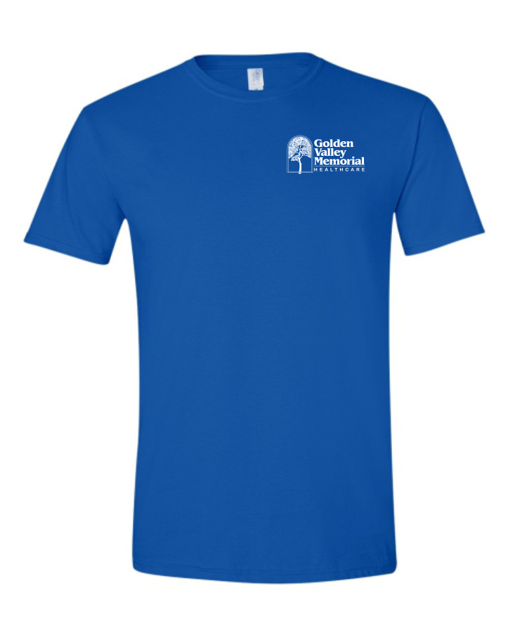 GVMH Short-Sleeve Gildan Softstyle Tee with Embroidered Logo