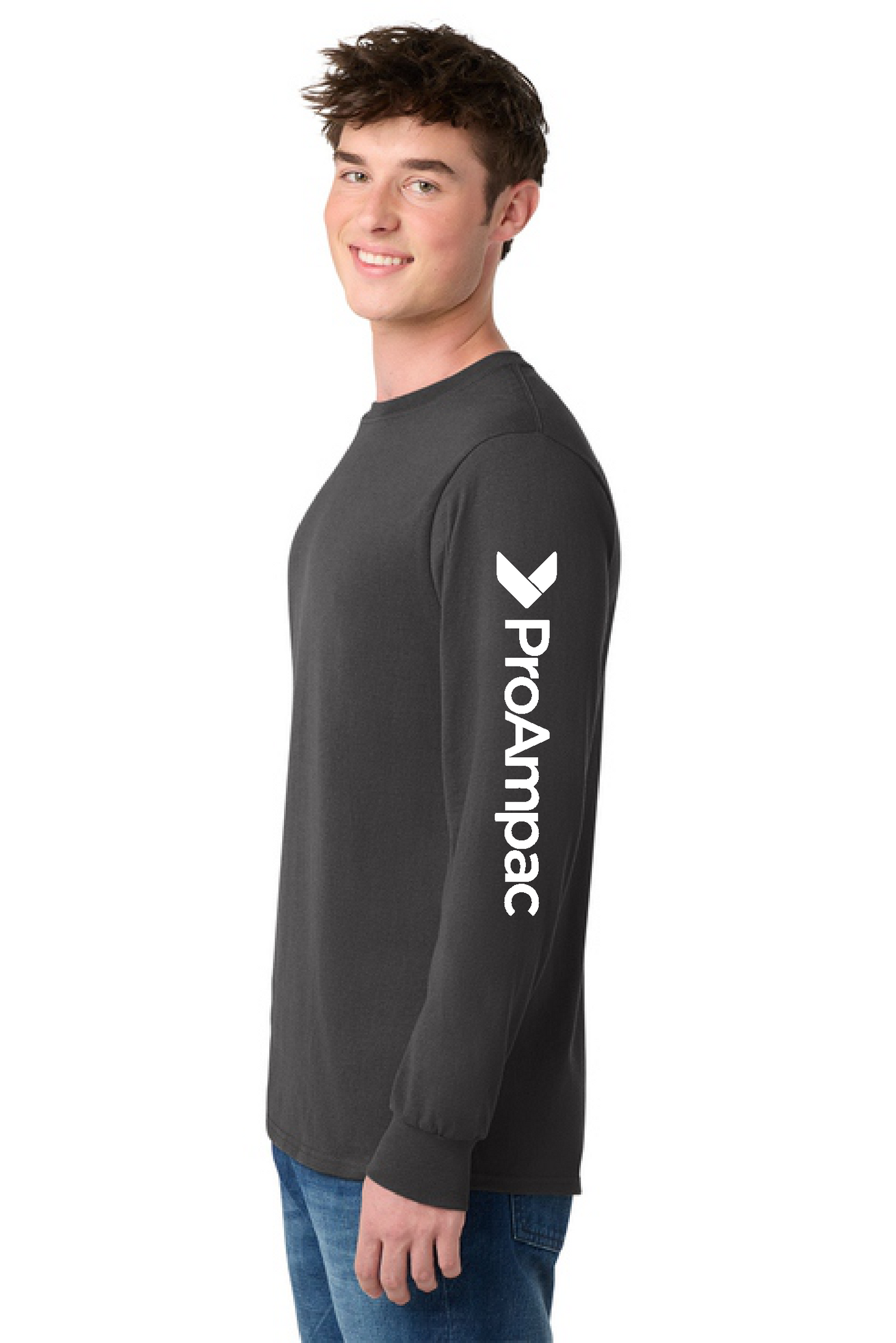 ProAmpac- Port & Compnay Long sleeve Sleeve Logo only (PC55LS)