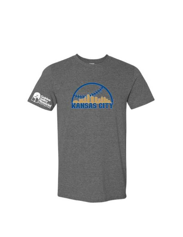 GVMH Unisex Tee - KC Baseball Skyline design
