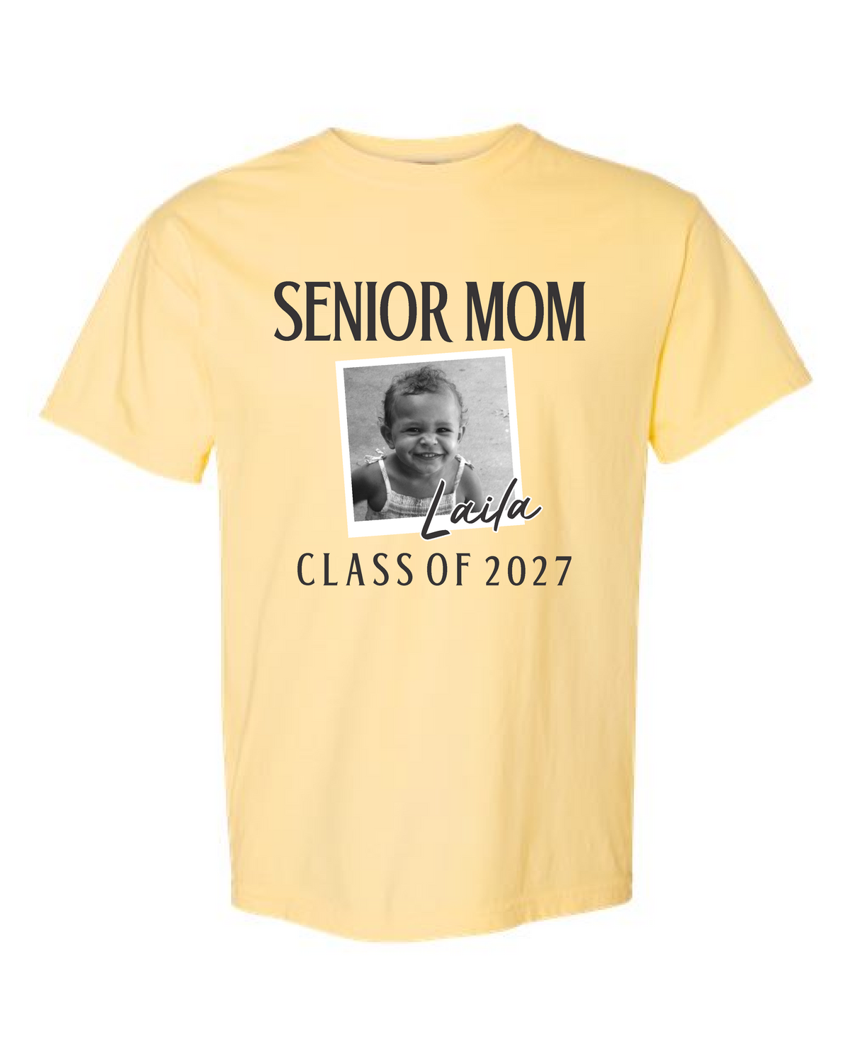 Senior Mom 27- Comfort Colors Short Sleeve Tee (1717)