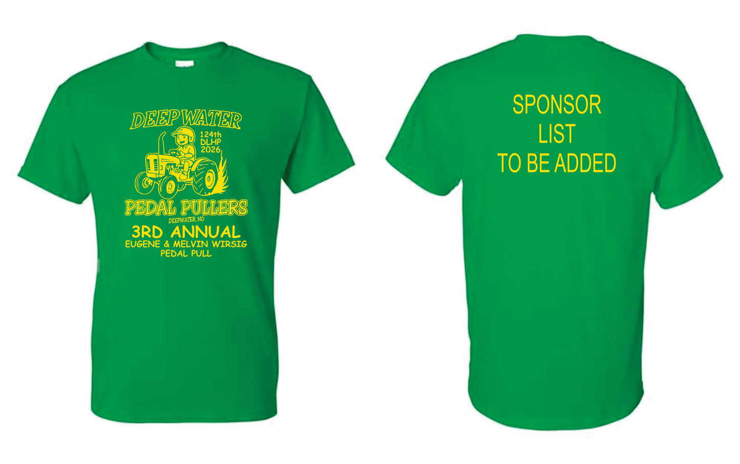 Deepwater Pedal Pull 2026- Gildan Short Sleeve T-shirt