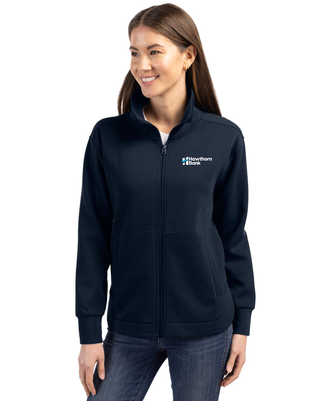 Hawthorn - Womens Cutter & Buck Roam Epic Versatility Full Zip Recycled Jacket - LCK00162