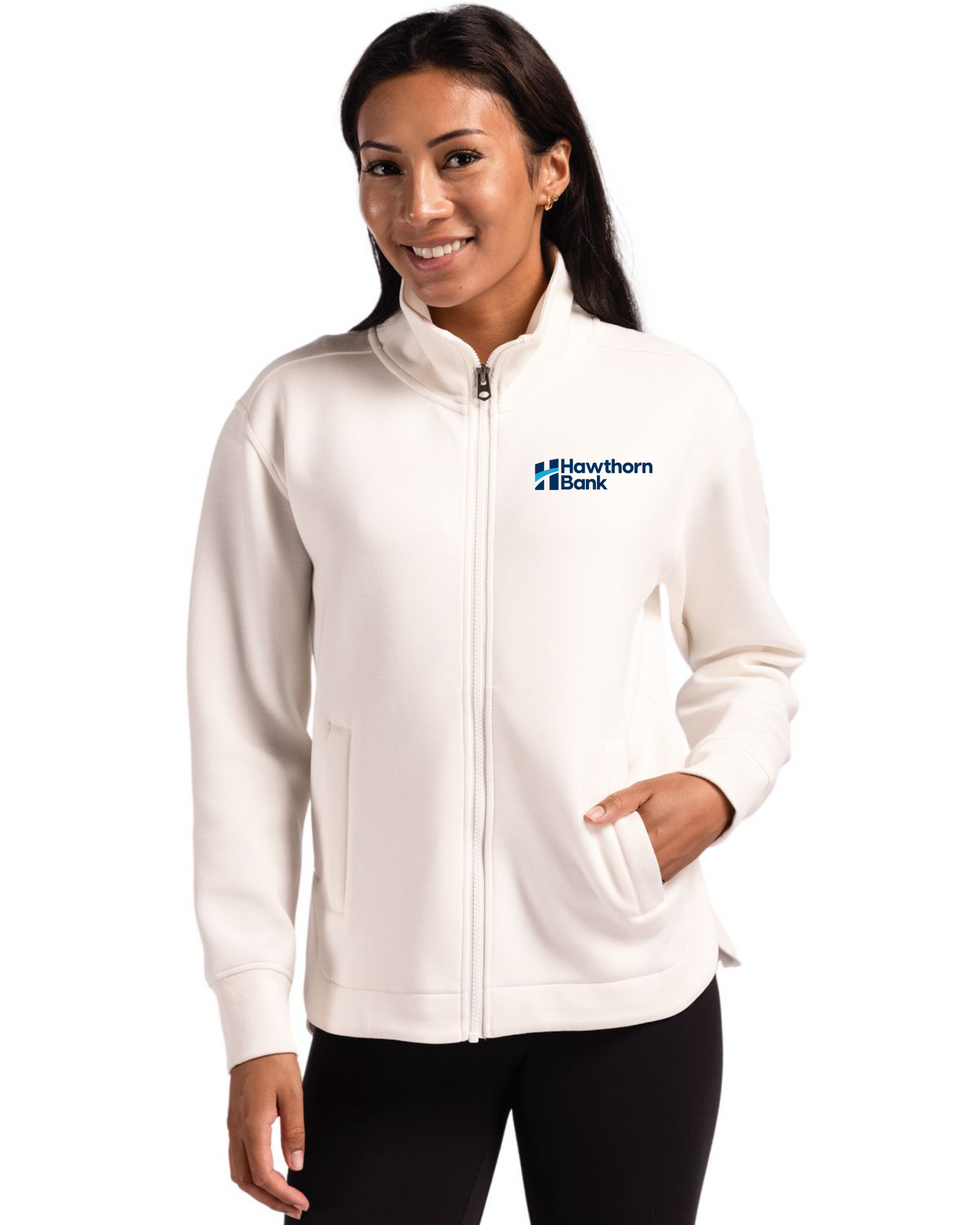 Hawthorn - Womens Cutter & Buck Roam Epic Versatility Full Zip Recycled Jacket - LCK00162