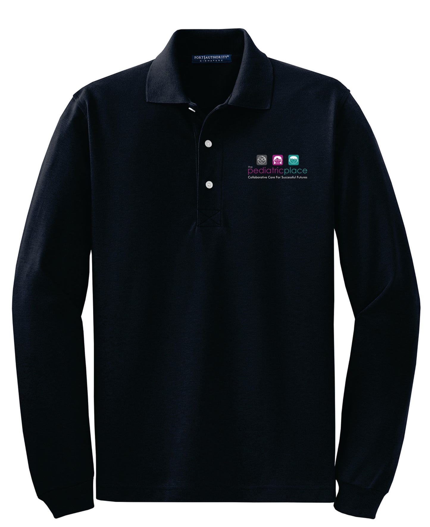 The Pediatric Place Mens polo with embroidered logo - K455LS