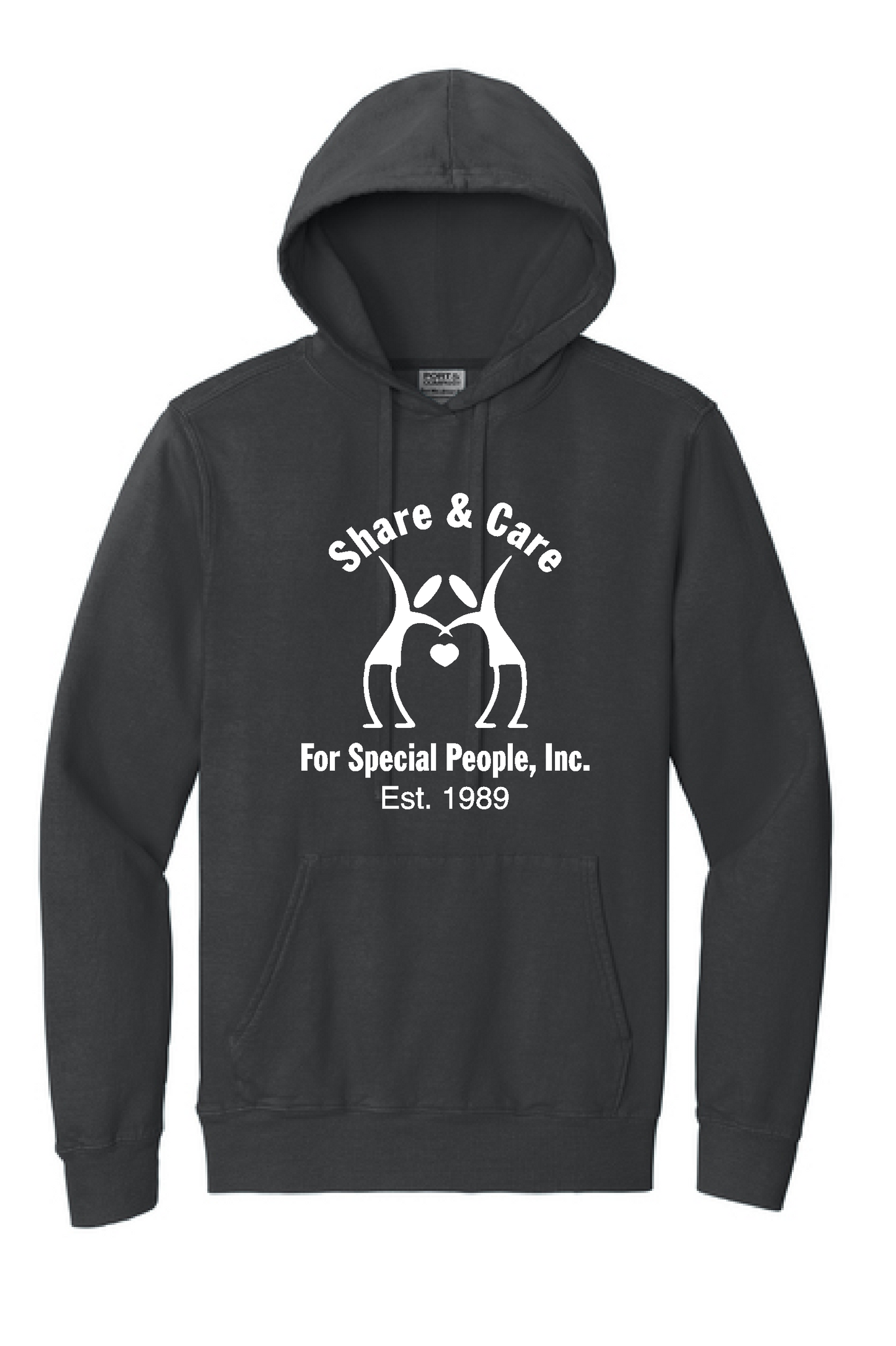 Share & Care- PC098H Port & Co™ Beach Wash® Garment-Dyed Pullover Hooded Sweatshirt