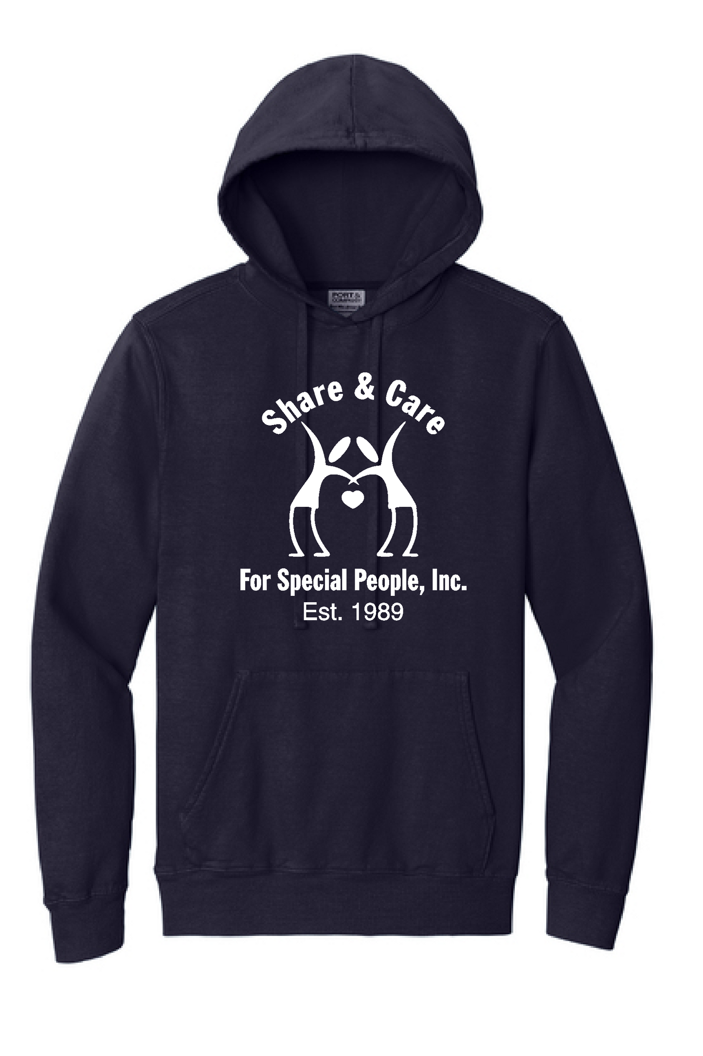 Share & Care- PC098H Port & Co™ Beach Wash® Garment-Dyed Pullover Hooded Sweatshirt