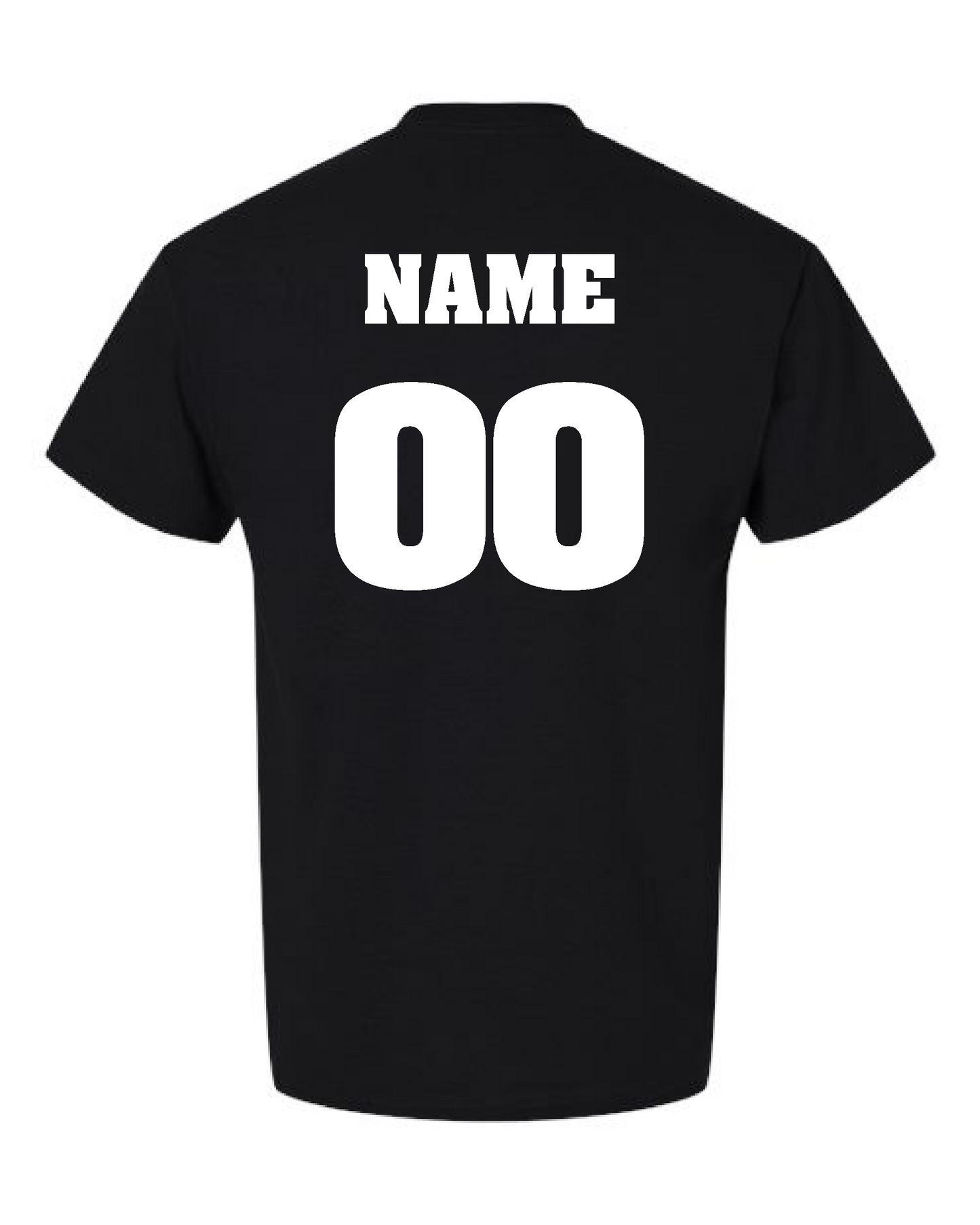 SYF- Gildan Short Sleeve- Option 2 Front & Name & Number Custom