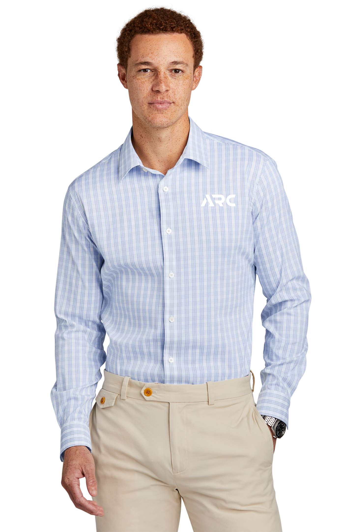 ARC - Brooks Brothers® Tech Stretch Patterned Shirt 18006