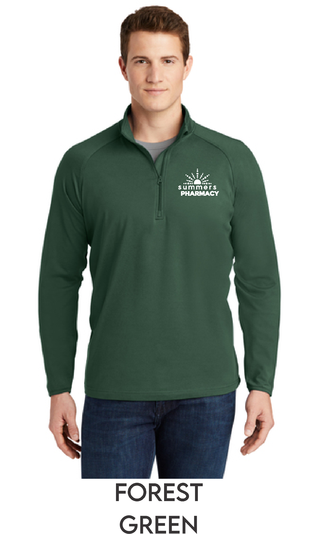 Summers - Men's Sport Tek Quarter Zip - Embroidered