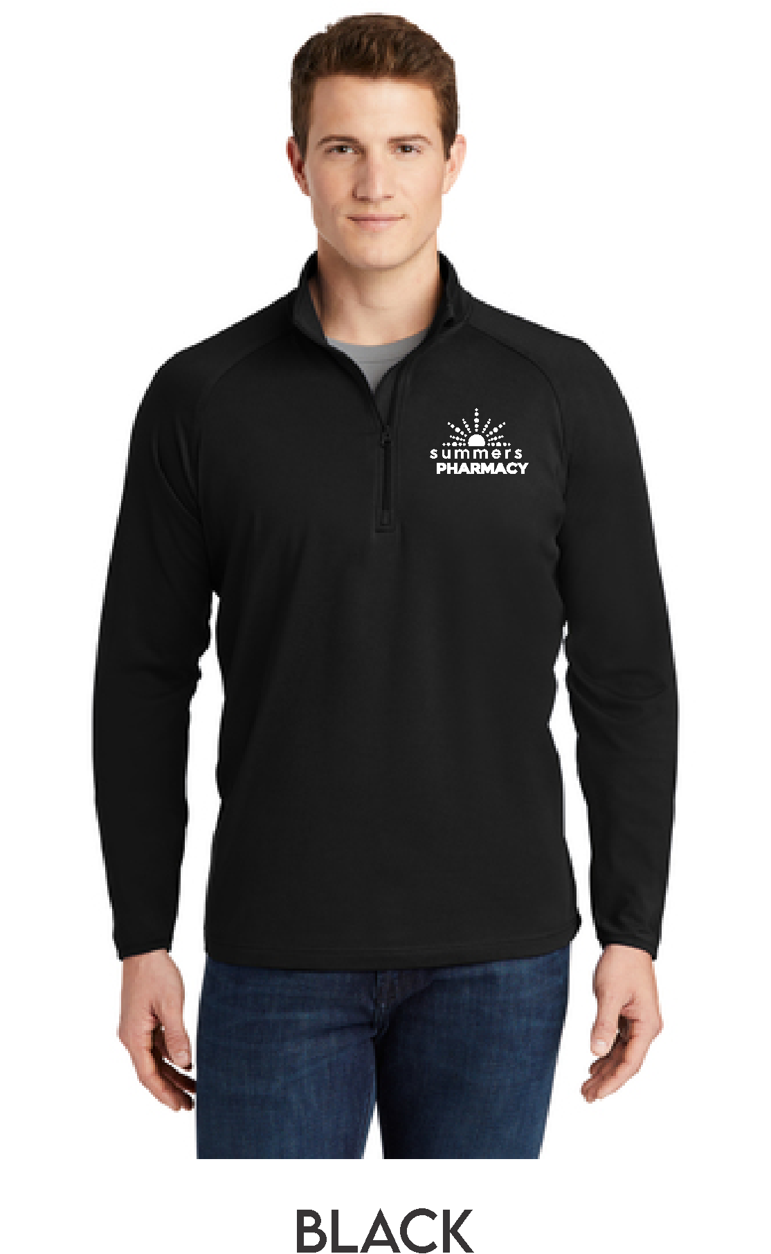 Summers - Men's Sport Tek Quarter Zip - Embroidered