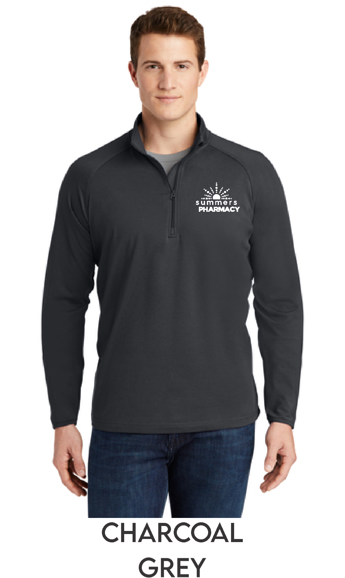 Summers - Men's Sport Tek Quarter Zip - Embroidered