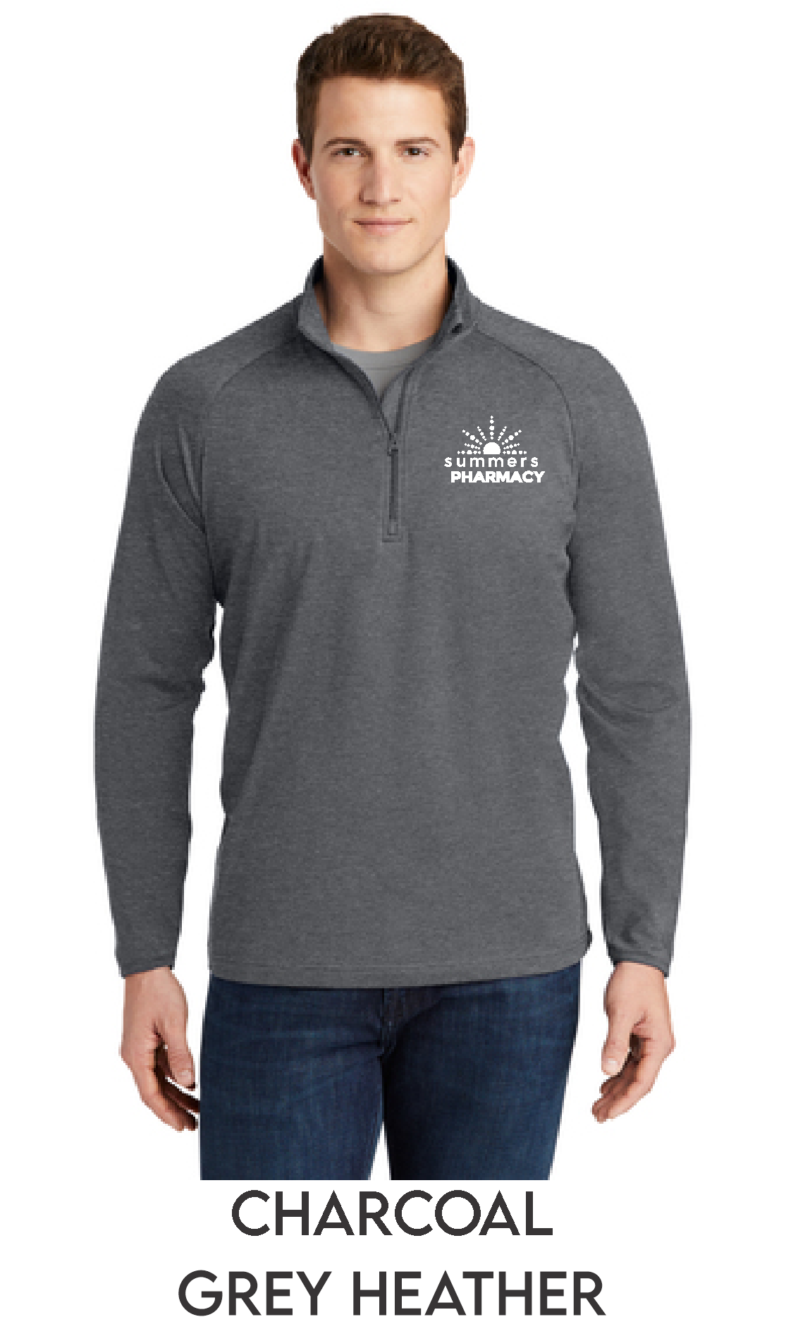 Summers - Men's Sport Tek Quarter Zip - Embroidered