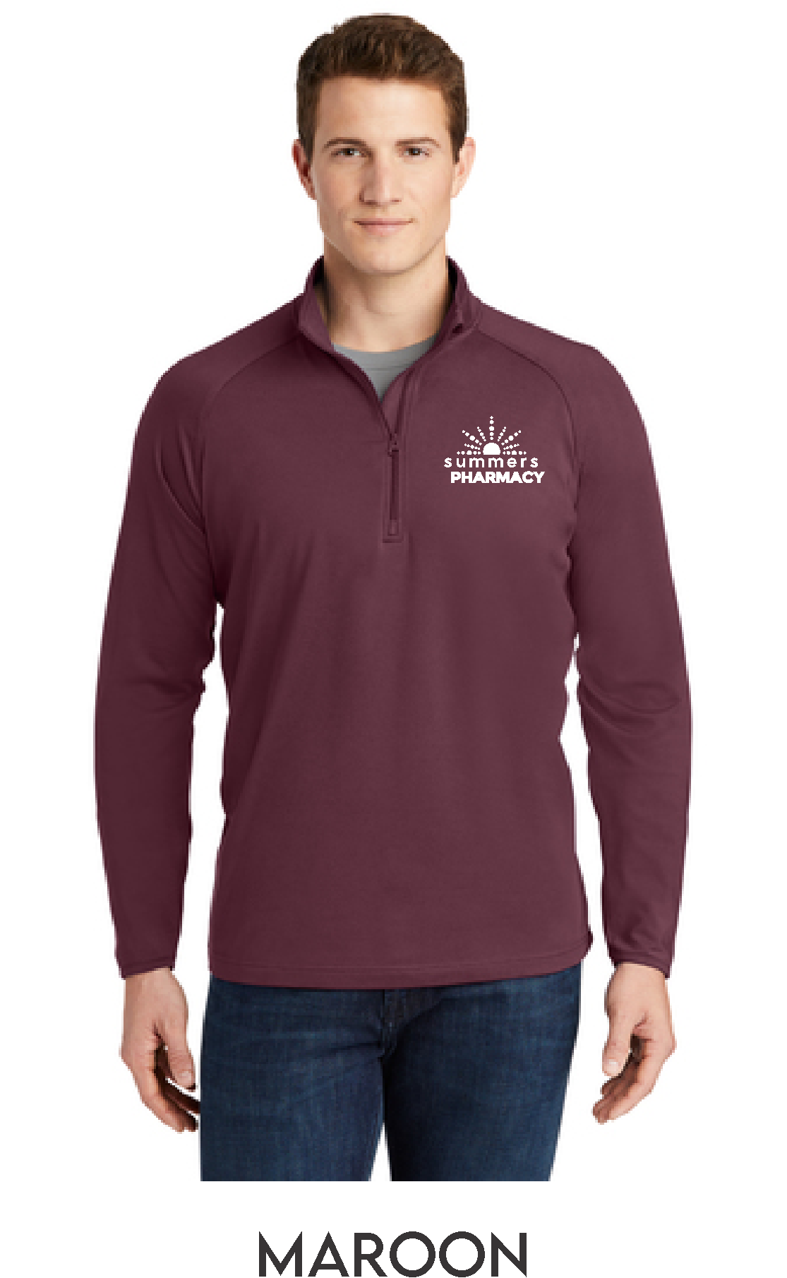 Summers - Men's Sport Tek Quarter Zip - Embroidered