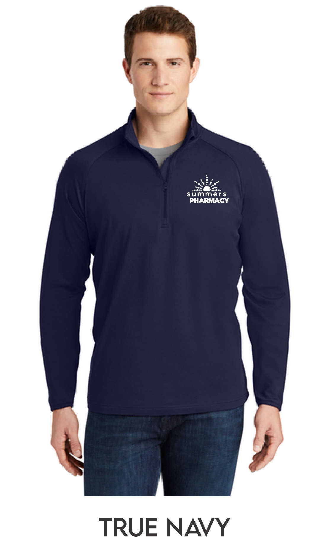 Summers - Men's Sport Tek Quarter Zip - Embroidered