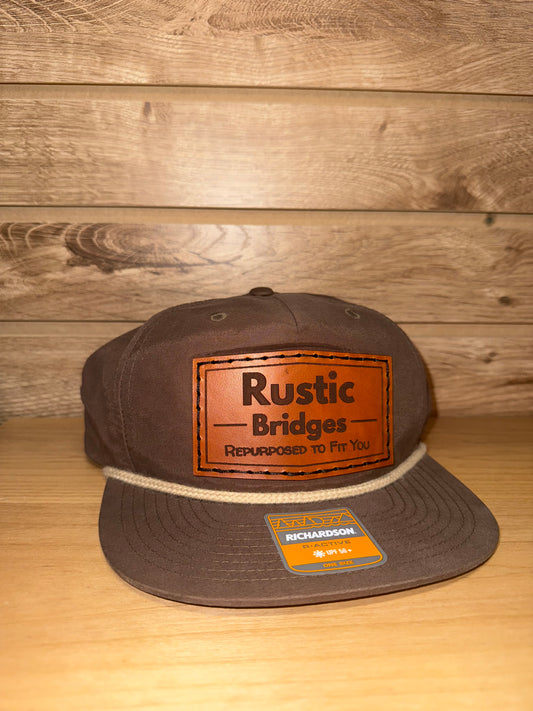 Rustic Bridges Richardson Umpqua Snapback cap (leather patch)