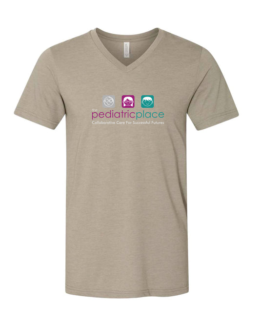 Pediatric Place Bella V-neck color print - 3005- no back print