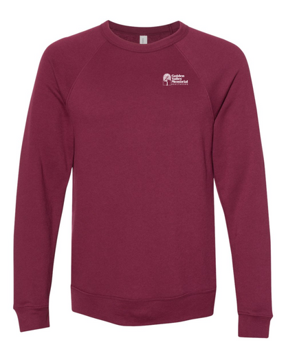 GVMH Long-Sleeve Bella Crewneck Sweatshirt with Embroidered Logo