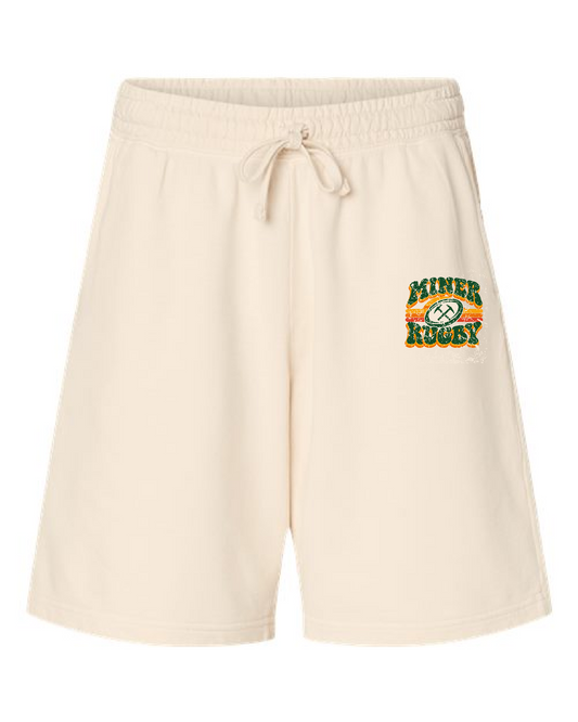 Miner Rugby- Comfort Colors Light Weight Sweat Shorts- Miner Rugby Bubble