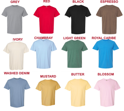 Senior Mom 27- Comfort Colors Short Sleeve Tee (1717)