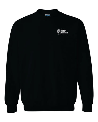GVMH Long-Sleeve Gildan Crewneck with Embroidered Logo