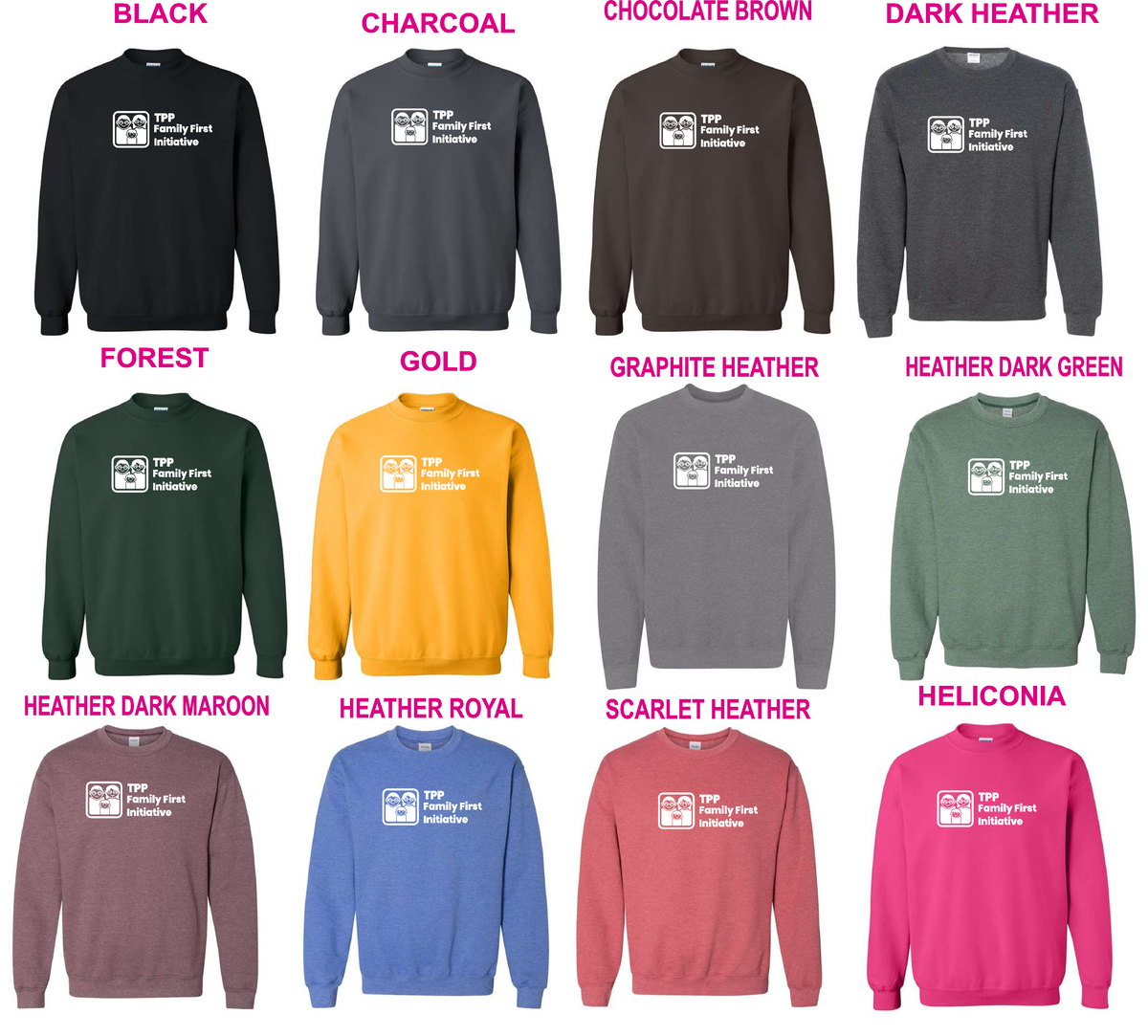 TPP FF- Gildan Crewneck Sweatshirt New Logo